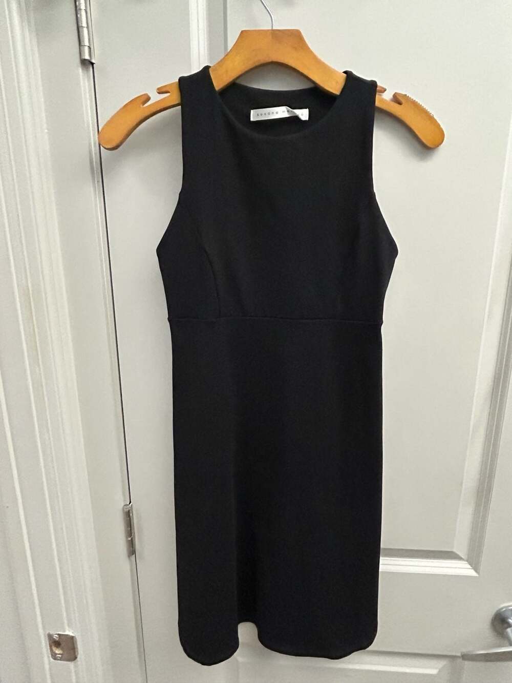 Susana Monaco Sleeveless Racerback Dress Size XS Black Supplex Lycra